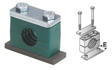 Одинарные зажимы тяжелой серии для гидравлических труб DIN 3015/2